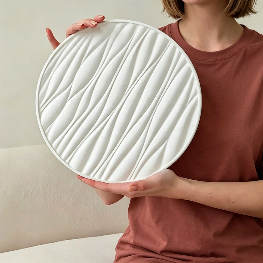Resin Art Acrylic - Large Round Tray Silicone Mold Wave