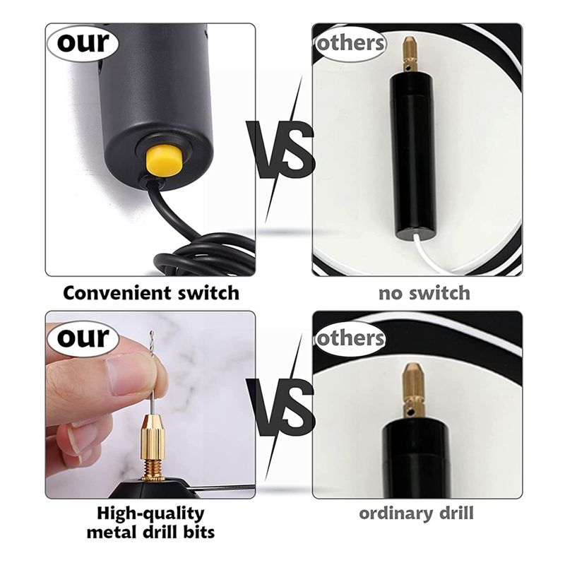Resin Art A Keychain - A77K Electric Resin Drill,for Resin Casting