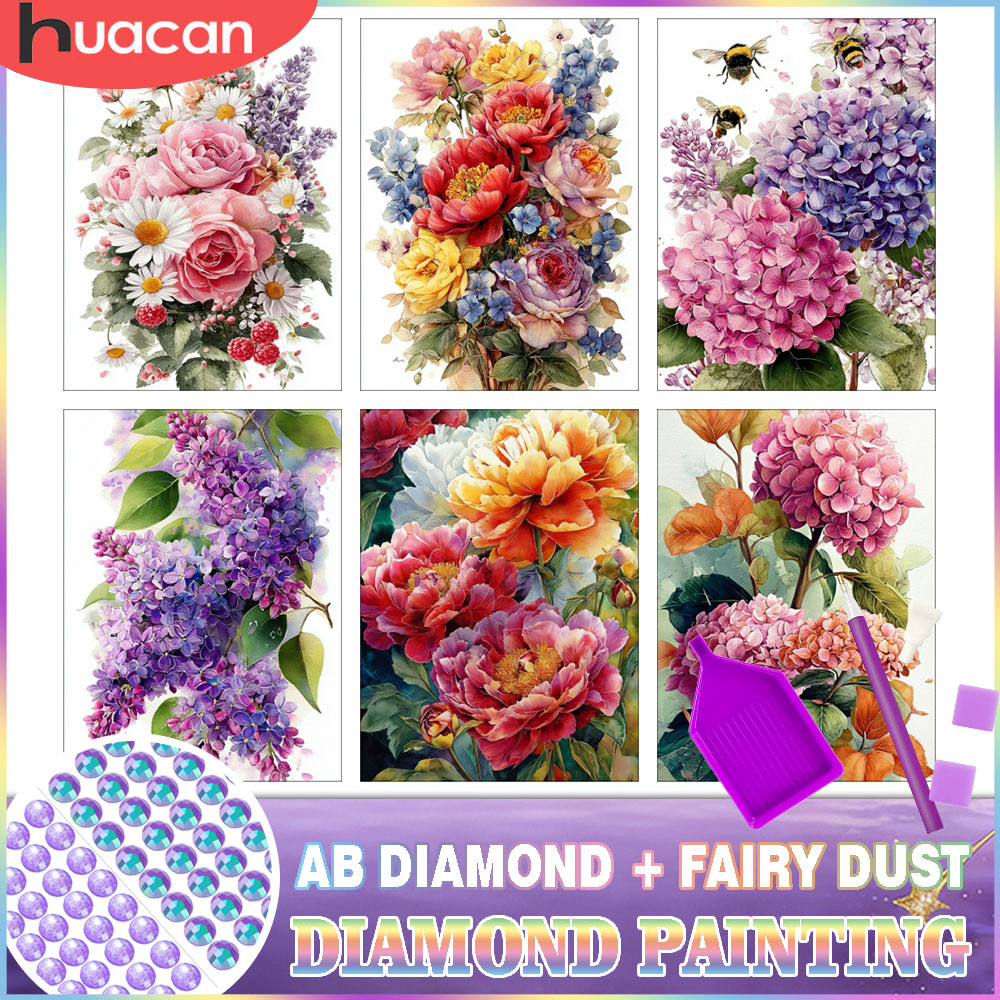 Resin Art Rose - HUACAN Diamond Painting Kit Flower Rose