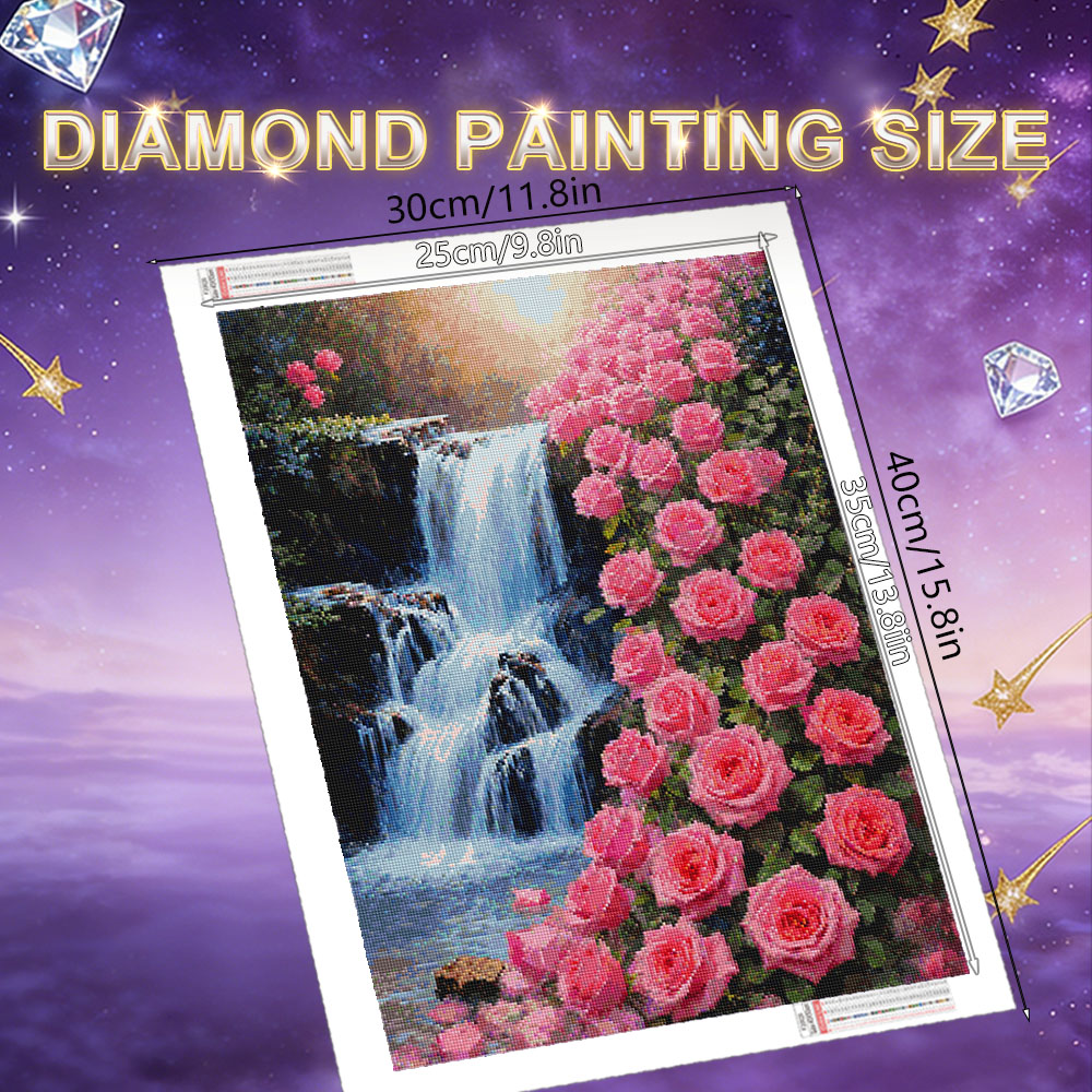HUACAN Diamond Mosaic Kits Ros - Resin Art Rose review and price