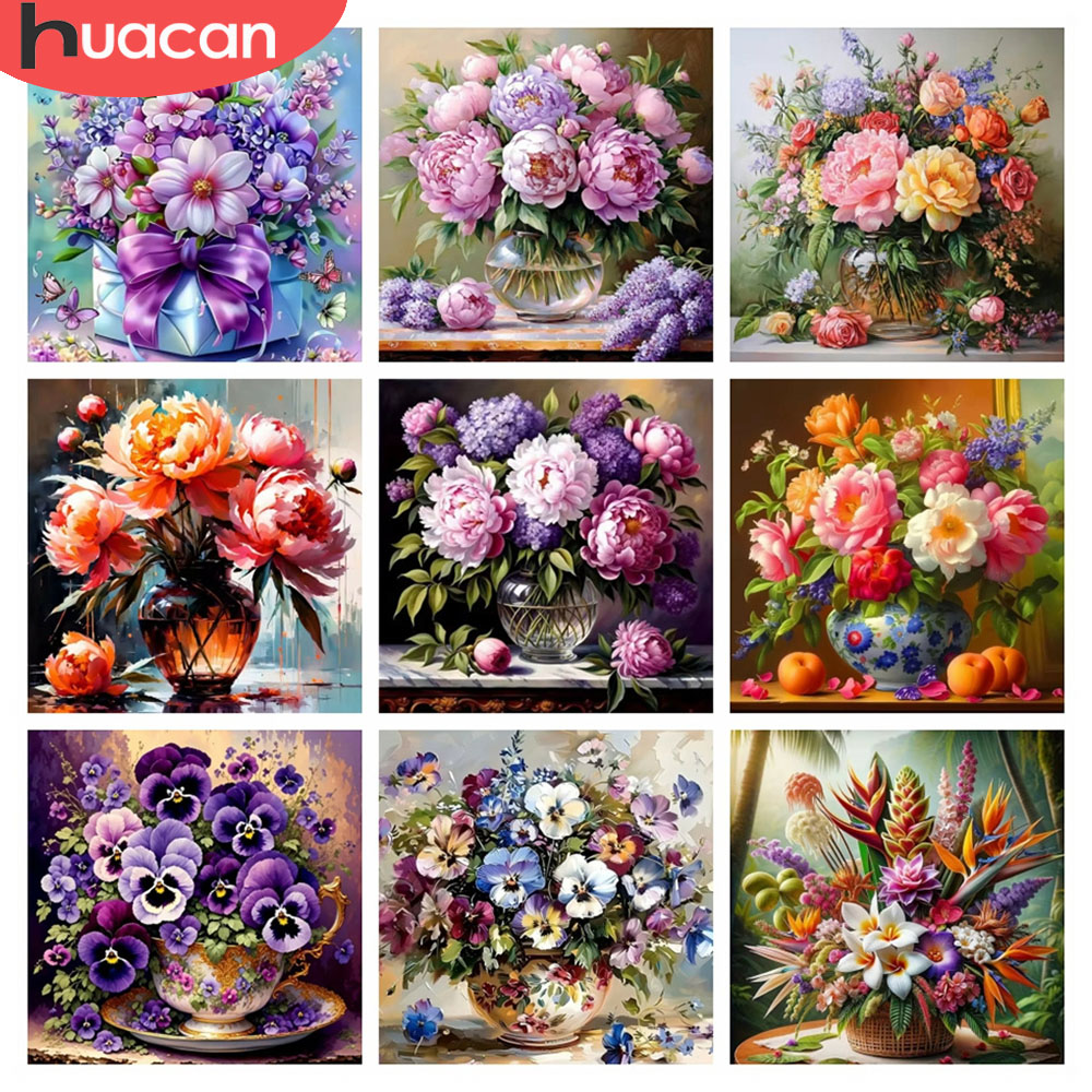 HUACAN 5D Diamond Mosaic Rose  - Resin Art Rose review and price
