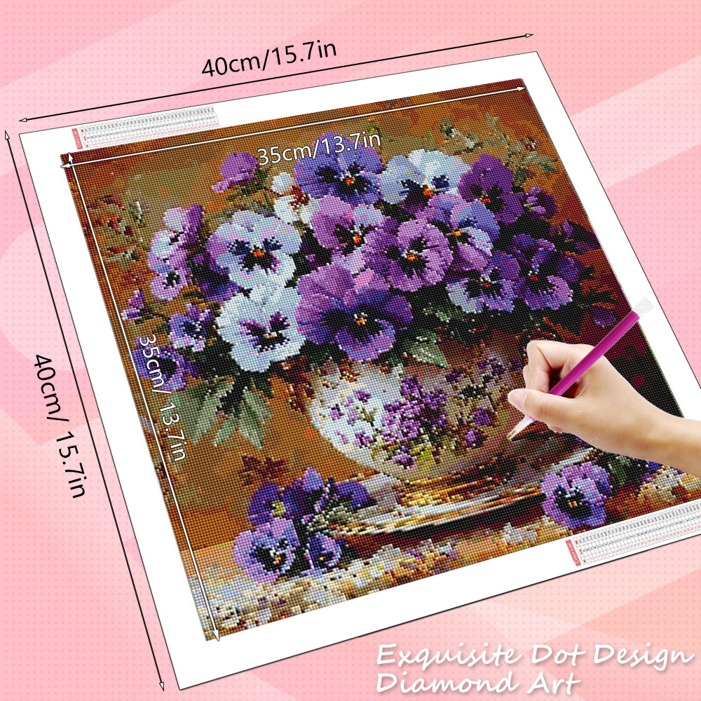 HUACAN 5D Diamond Mosaic Rose  - Resin Art Rose review and price