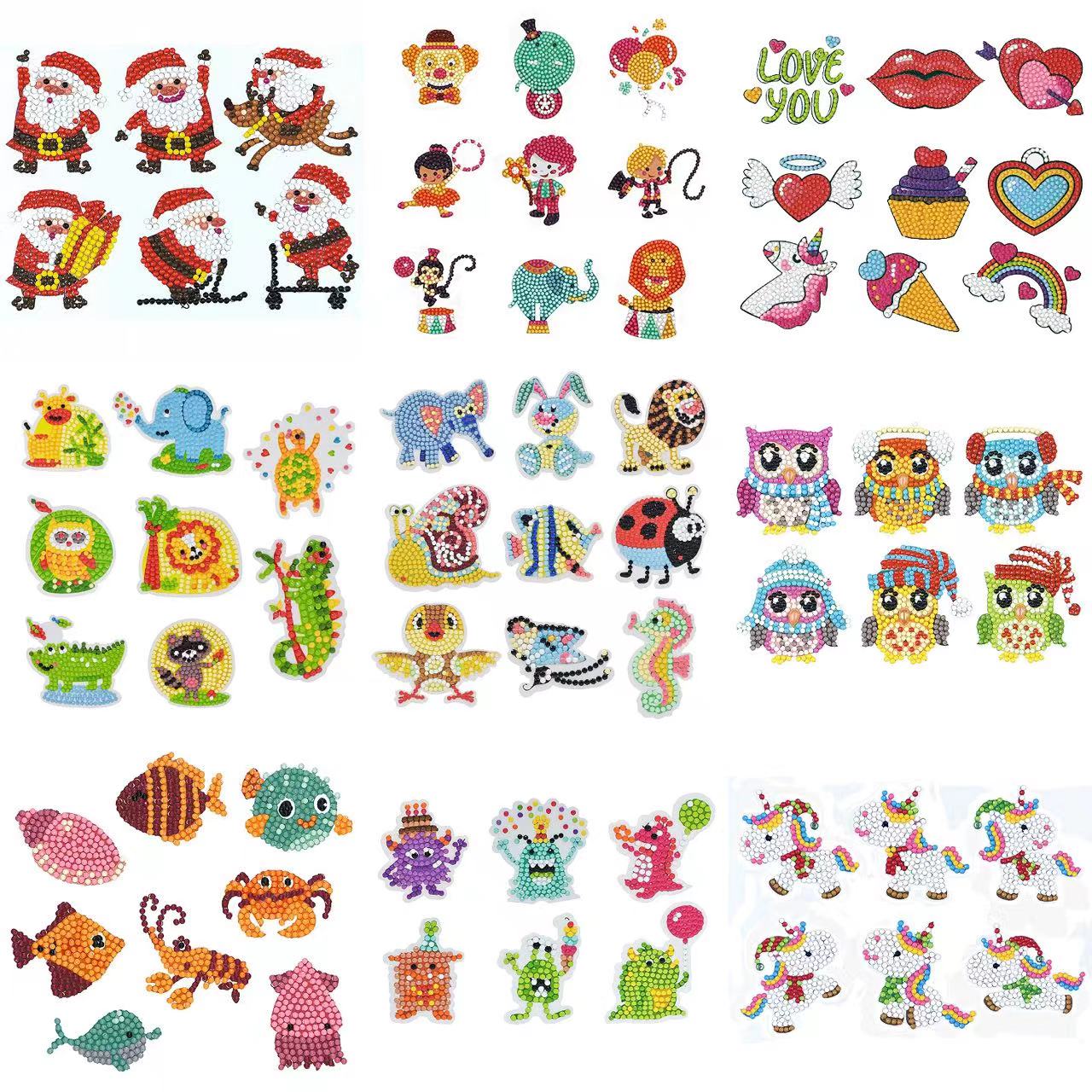 Diamond Painting Stickers 5D D - Resin Art Sticker review and price