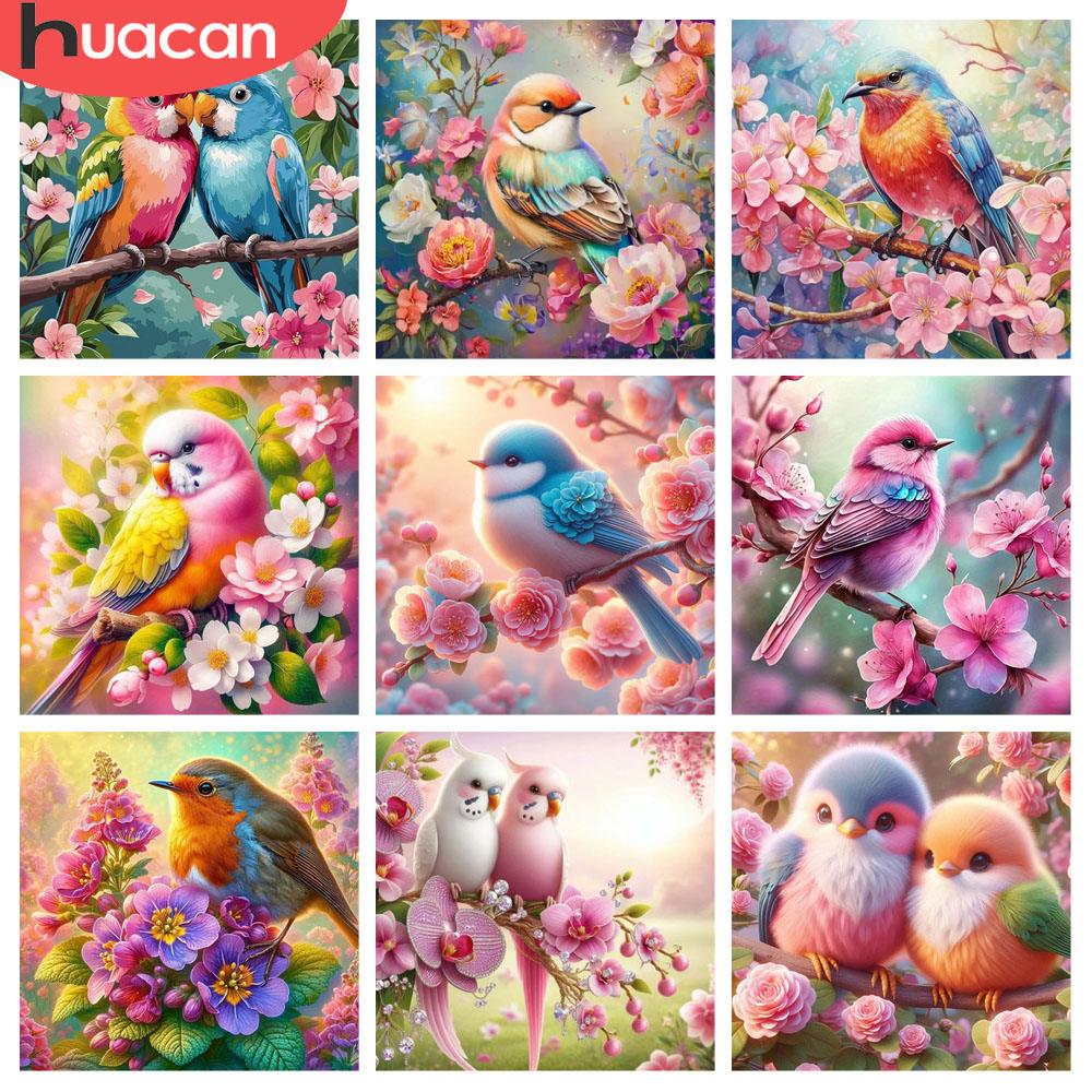 HUACAN Diamond Painting Bird F - Resin Art Rose review and price
