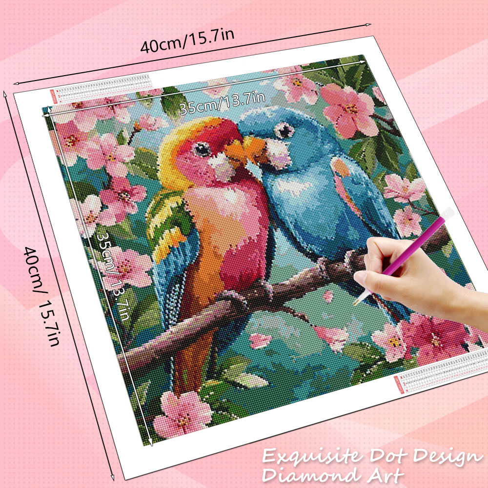 HUACAN Diamond Painting Bird F - Resin Art Rose review and price