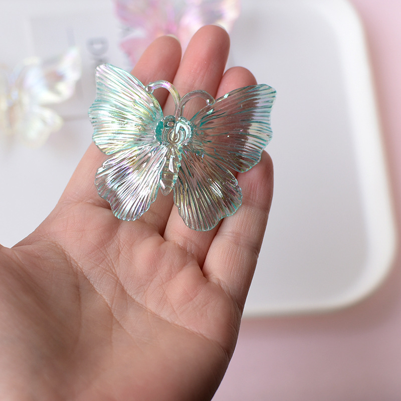 WFFNNKC 10Pcs Transparent Butt - Resin Art Earrings Material review and price