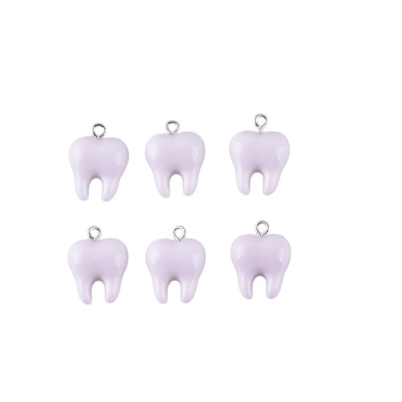 10pcs Cute White Teeth Resin P - Resin Art Supplies Near Me review and price