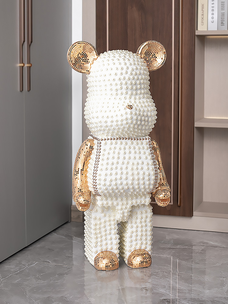 Cartoon Bear Ornament Home Dec - Resin Art In Floor review and price