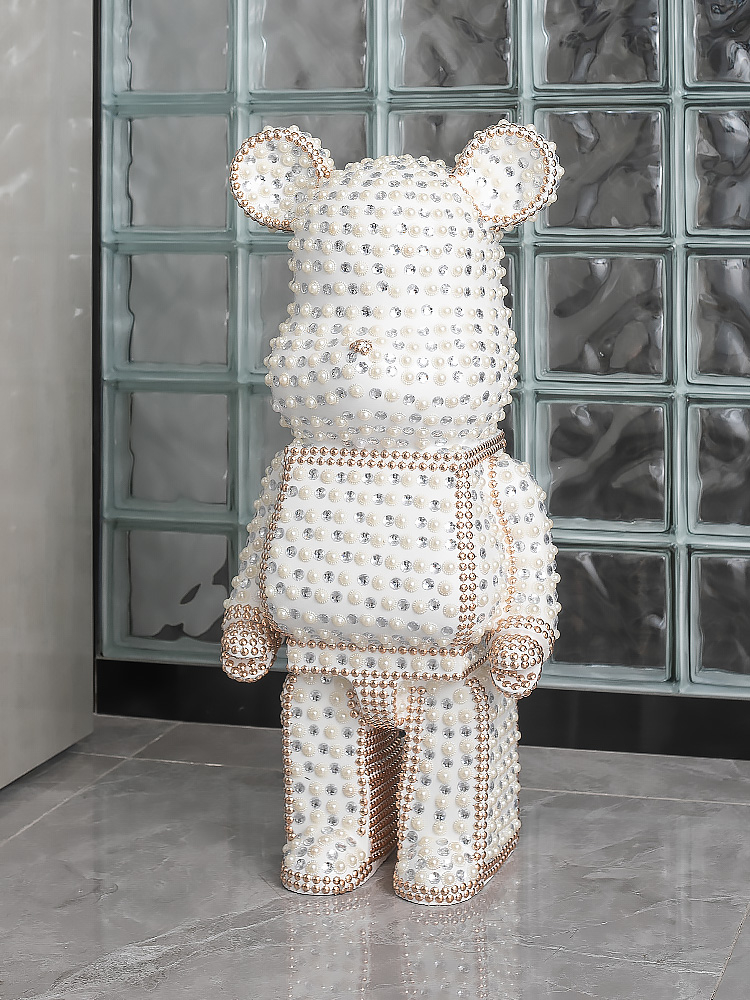Cartoon Bear Ornament Home Dec - Resin Art In Floor review and price