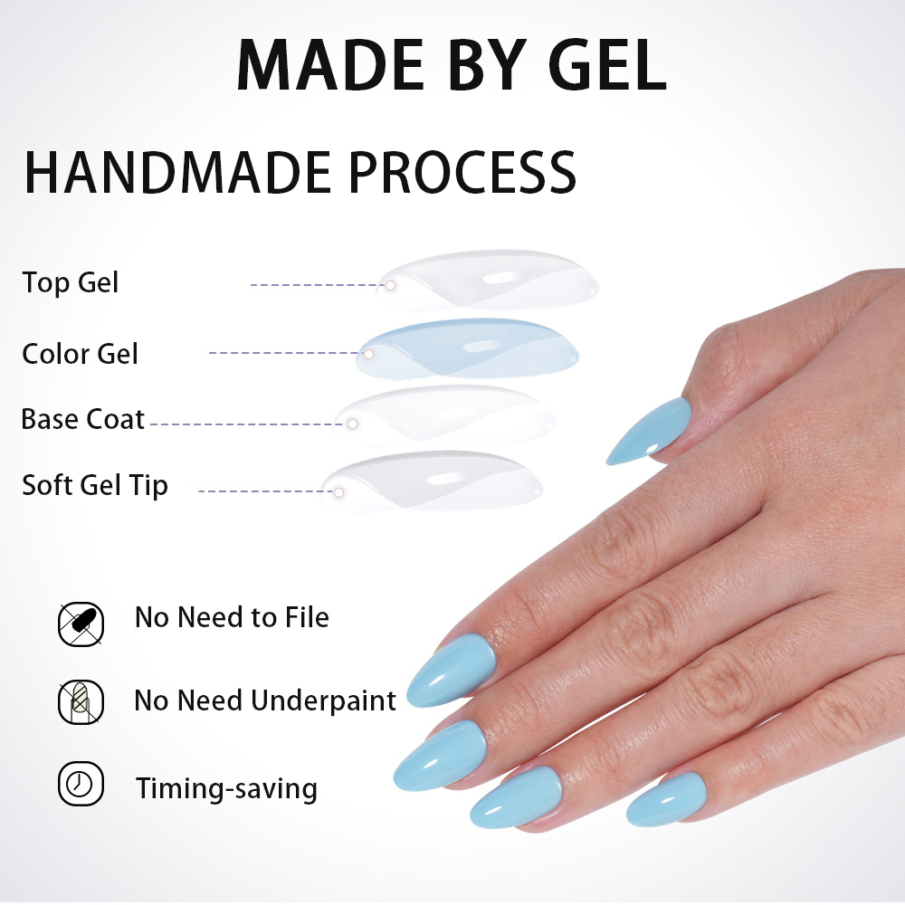 VITAGWX 32pcs Press on Nails A - Resin Art Gel review and price