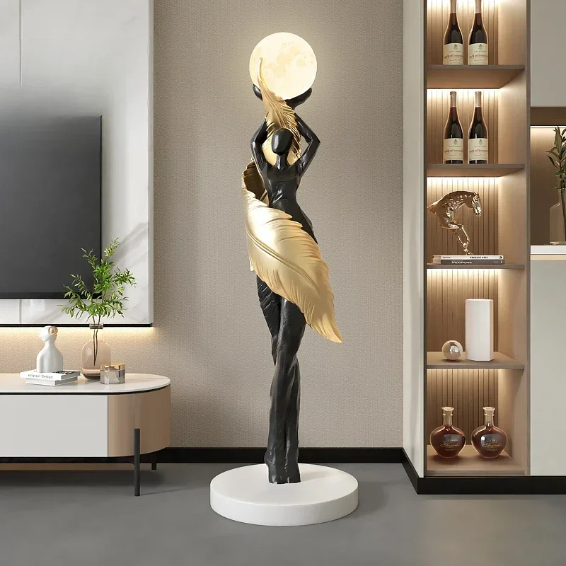 Portable Modern Abstract Feath - Resin Art In Floor review and price