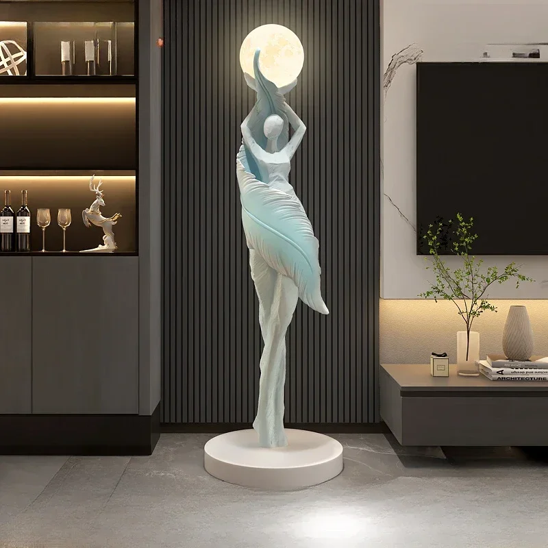 Portable Modern Abstract Feath - Resin Art In Floor review and price
