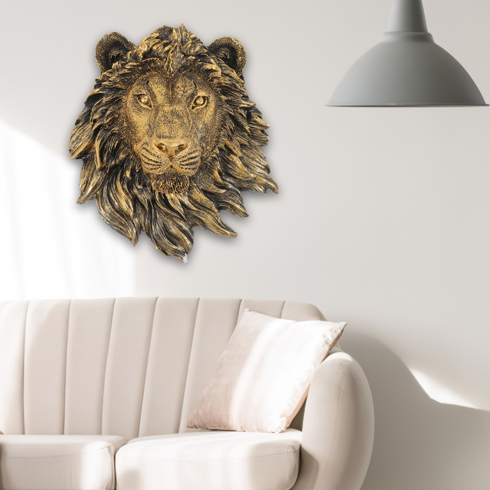 Imitation Lion Wall Decor Resi - Resin Art Sticker review and price