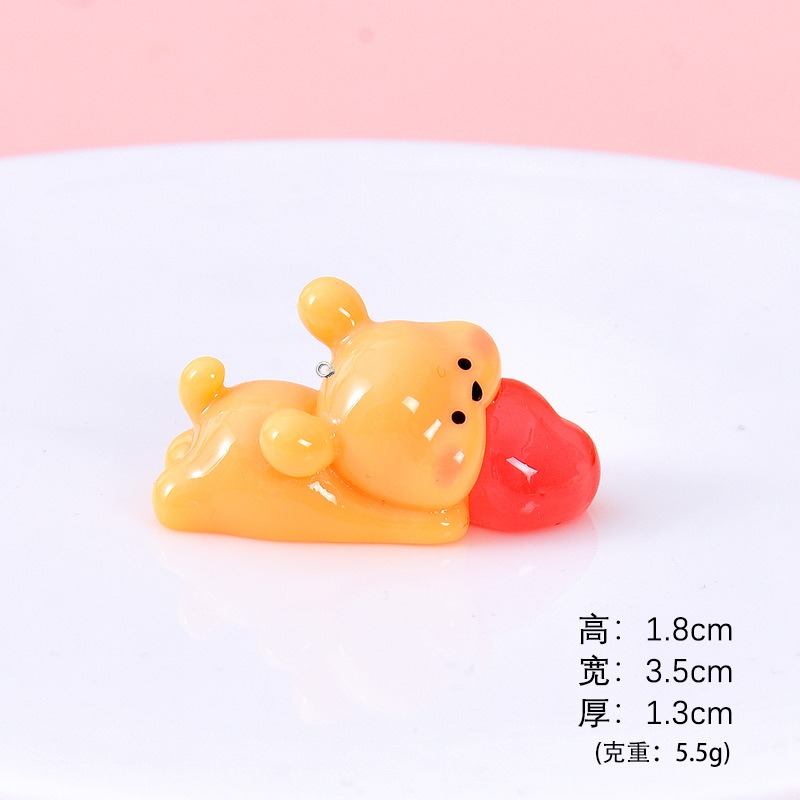 5Pcs Cartoon Dog Resin Charms  - Resin Art Earrings Material review and price