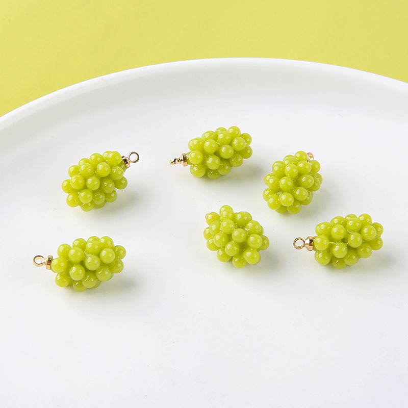 6pcs Cute Little Grapes Resin  - Resin Art Box review and price
