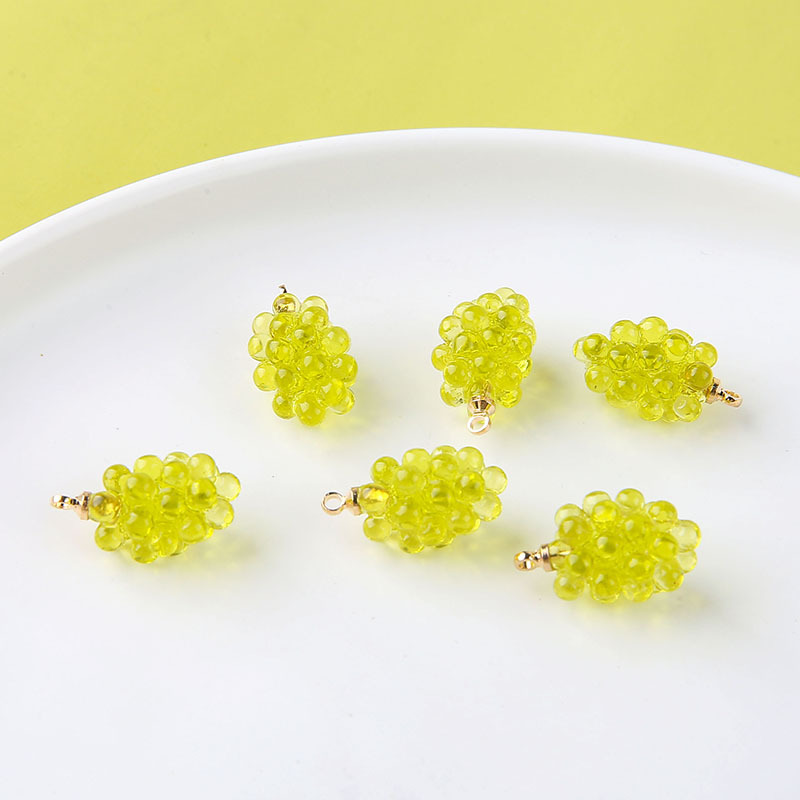 6pcs Cute Little Grapes Resin  - Resin Art Box review and price