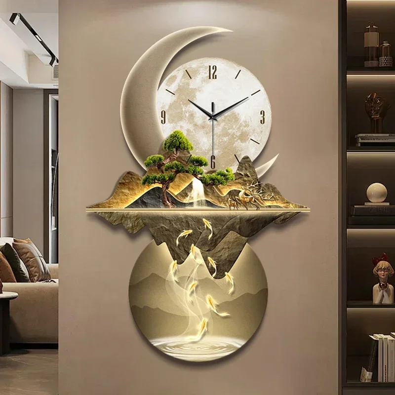 Art Mural Wall Clocks Led Mode - Resin Art Clock review and price