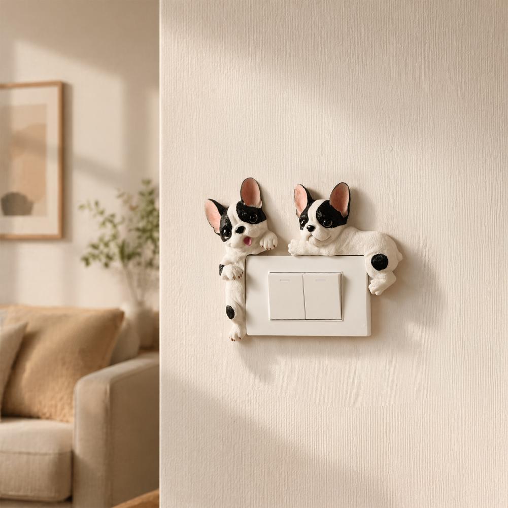 3D French Bulldog Resin Light  - Resin Art Sticker review and price