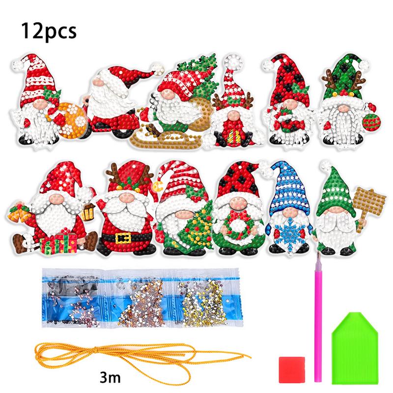 Christmas Art Painting Pendant - Resin Art A Keychain review and price