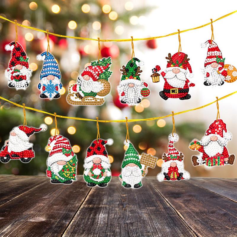 Christmas Art Painting Pendant - Resin Art A Keychain review and price