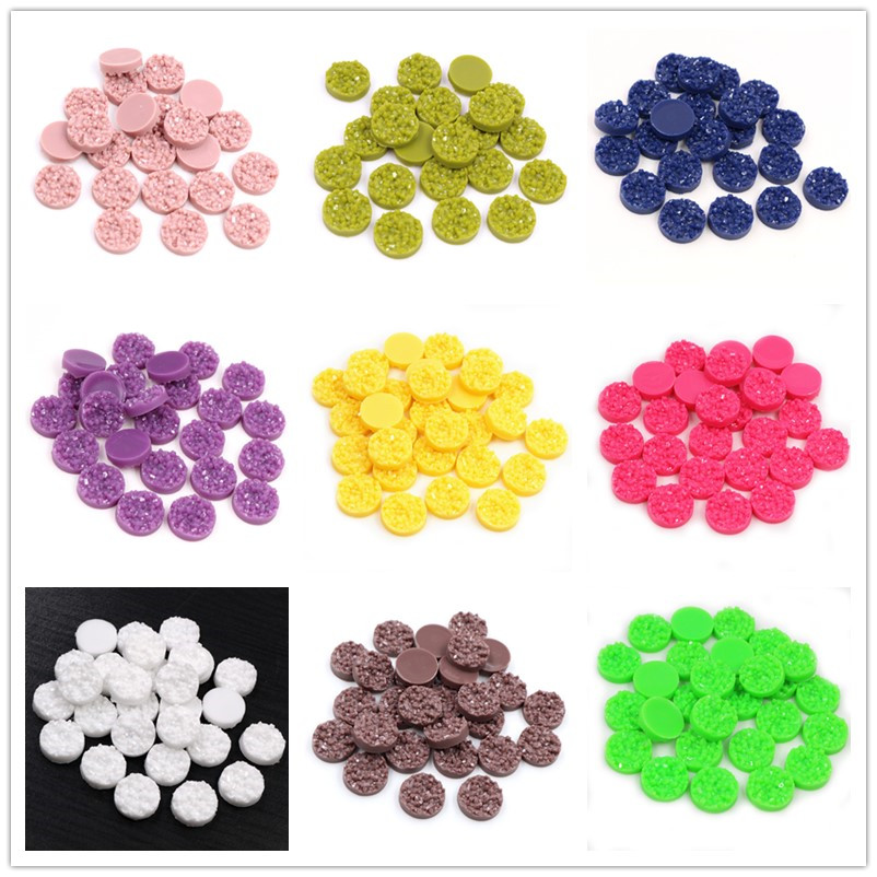40pcs Resin Druzy Cabochons Do - Resin Art Box review and price