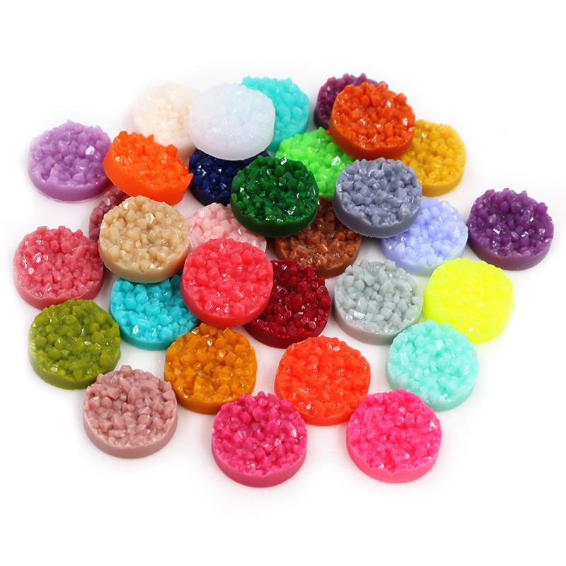 40pcs Resin Druzy Cabochons Do - Resin Art Box review and price