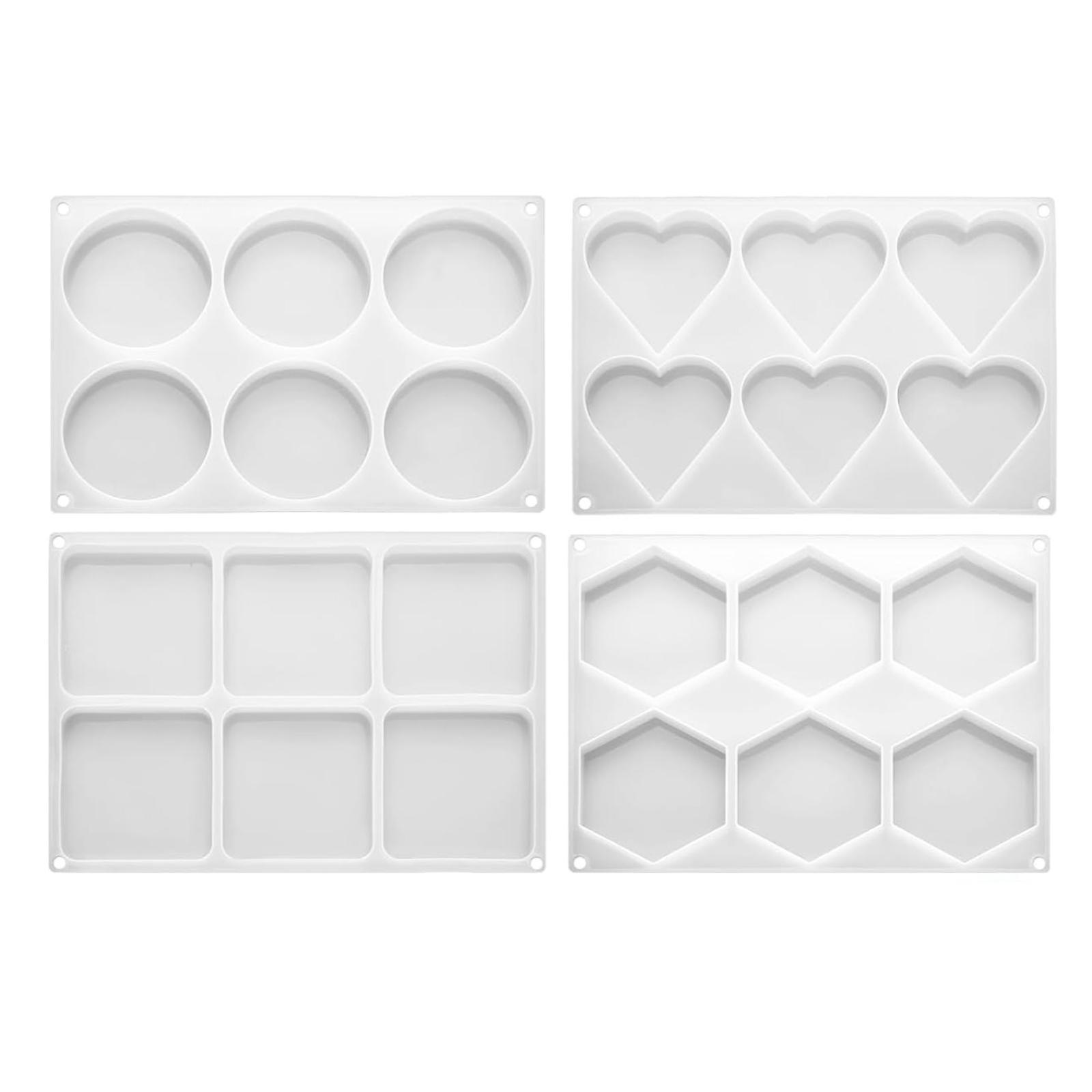 4Pcs Deep Resin Coaster Molds  - Resin Art Coasters review and price