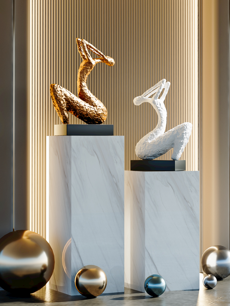 Home Decor Sculpture Creative  - Resin Art In Floor review and price