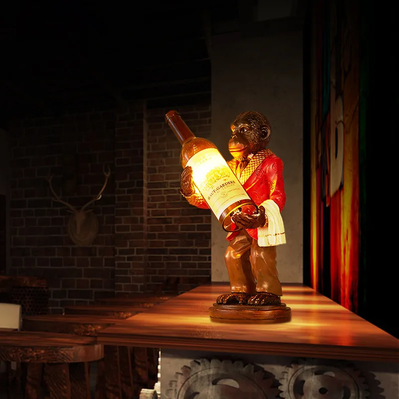 Retro Monkey Lamp Vintage Resi - Resin Art In Floor review and price
