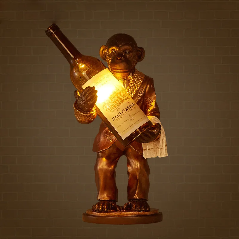 Retro Monkey Lamp Vintage Resi - Resin Art In Floor review and price