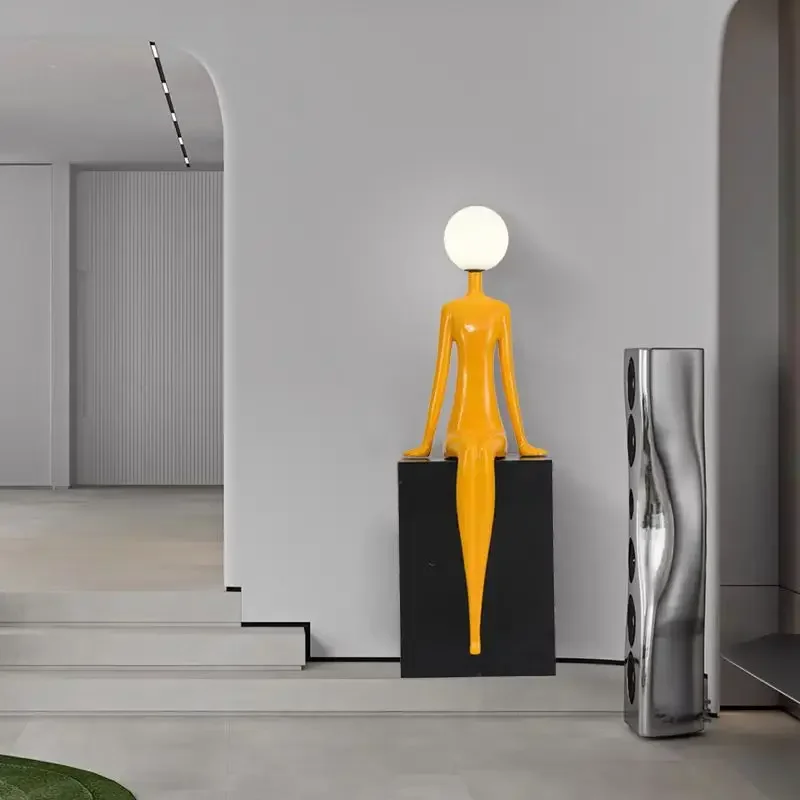Creative Humanoid Art Sculptur - Resin Art In Floor review and price