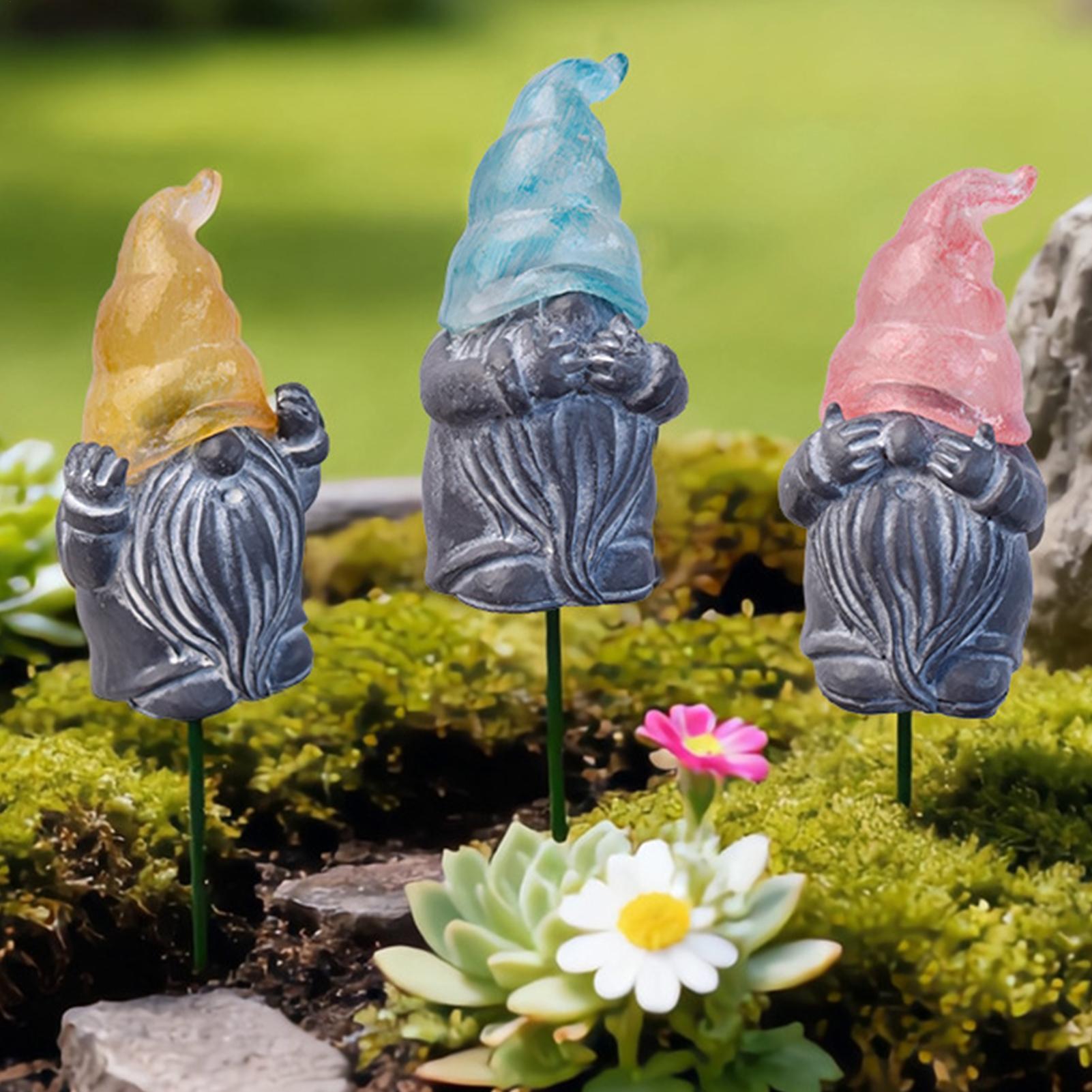 Decorative Garden Stakes 3-Pie - Resin Art Flowers review and price