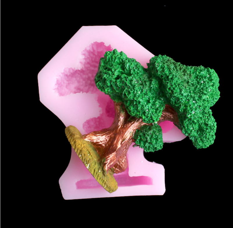Pine tree silica gel mold DIY  - Resin Art Kit With Molds review and price