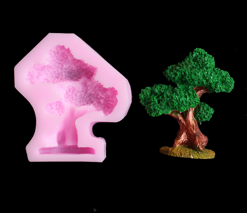 Pine tree silica gel mold DIY  - Resin Art Kit With Molds review and price