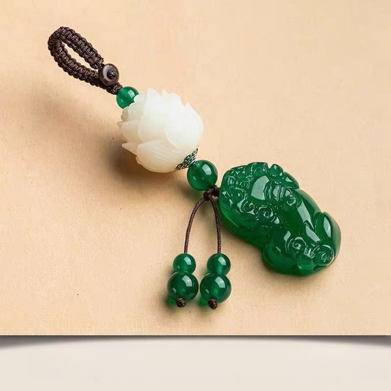 Pendant Lotus Keychain Car Cha - Resin Art A Keychain review and price
