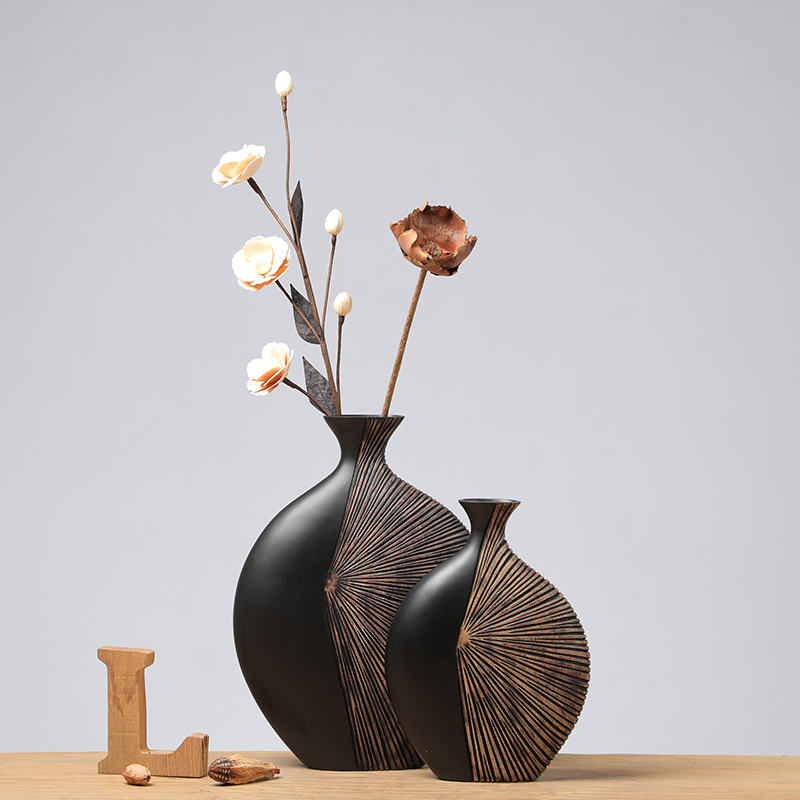 Retro Tall Resin Floor Vase, E - Resin Art In Floor review and price