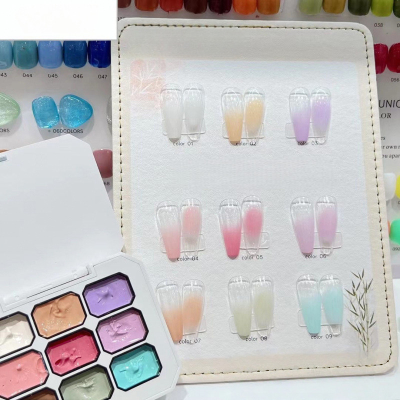 1pc Solid 9-grid Nail Patting  - Resin Art Gel review and price