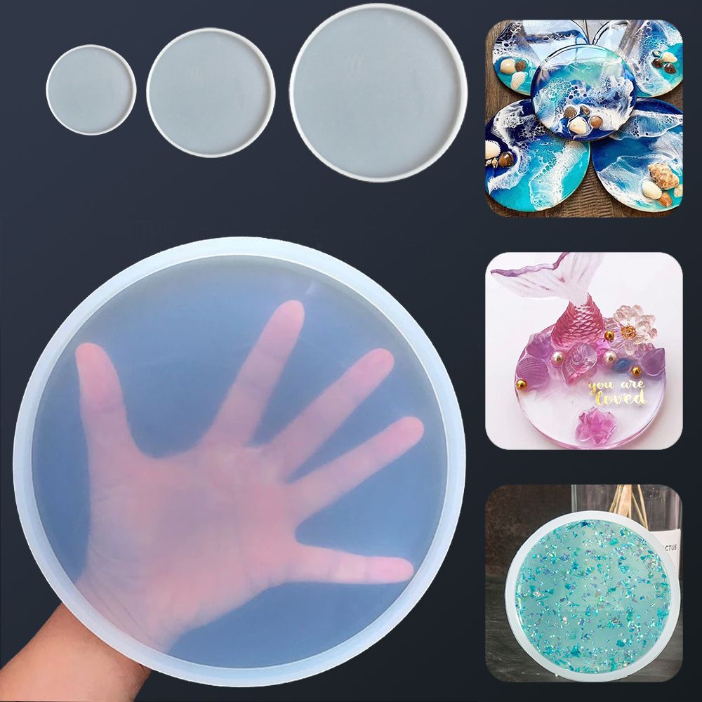 Transparent Fluid Arts Round C - Resin Art Coasters review and price