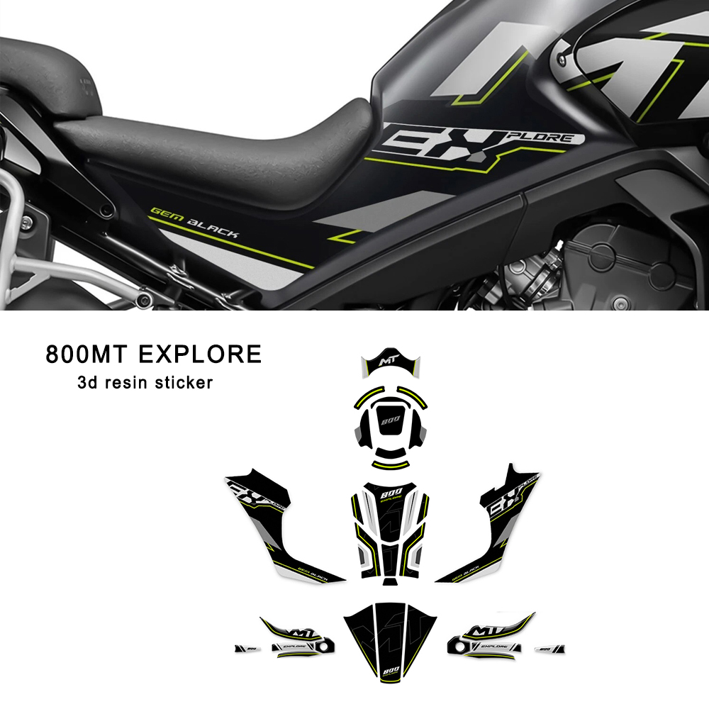 For 800MT Explore 800 MT 2023  - Resin Art Sticker review and price
