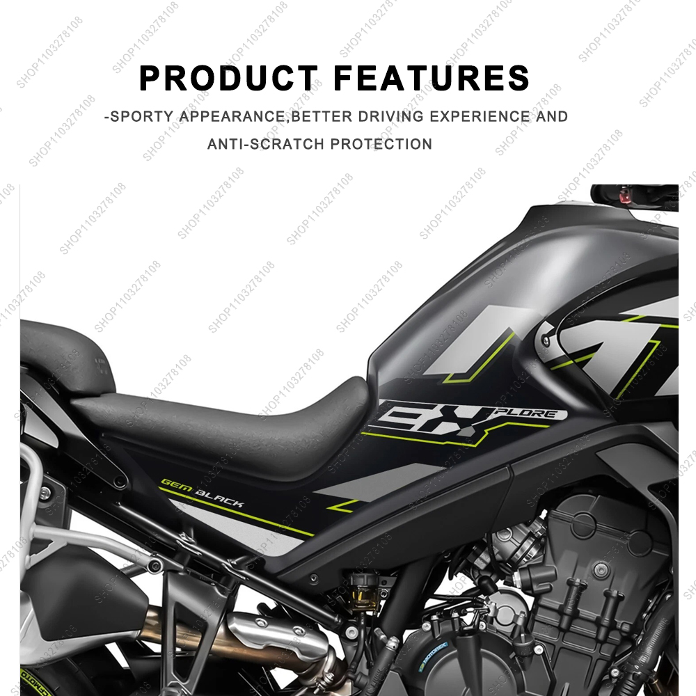 For 800MT Explore 800 MT 2023  - Resin Art Sticker review and price