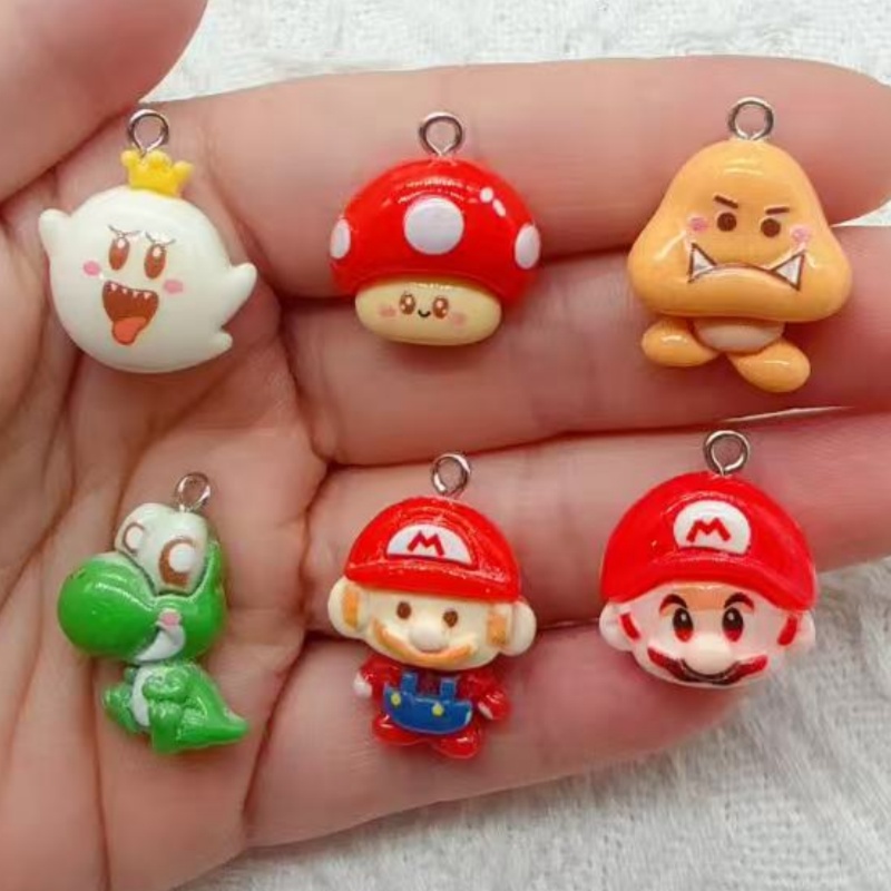 10pcs resin cartoon pendant, D - Resin Art Box review and price