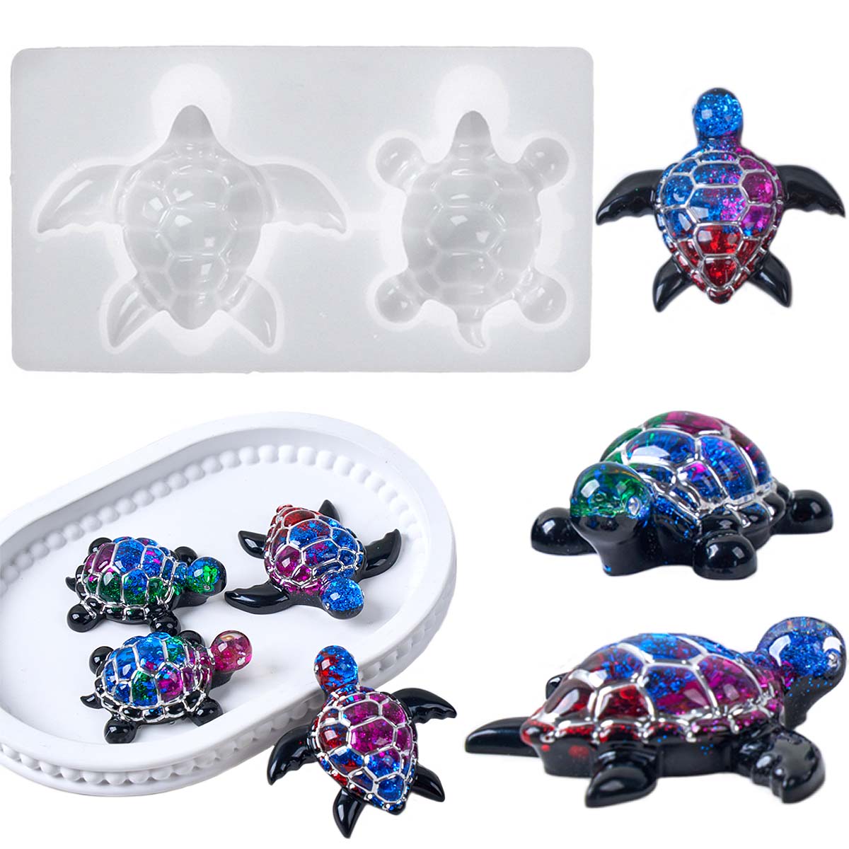 3D Sea Turtle Keychain Silicon - Resin Art Acrylic review and price