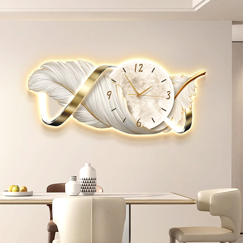Big Size Metal Wall Art Clock  - Resin Art Clock review and price