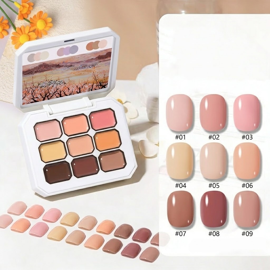 1pc 9-Grid Color Painting Gel  - Resin Art Gel review and price