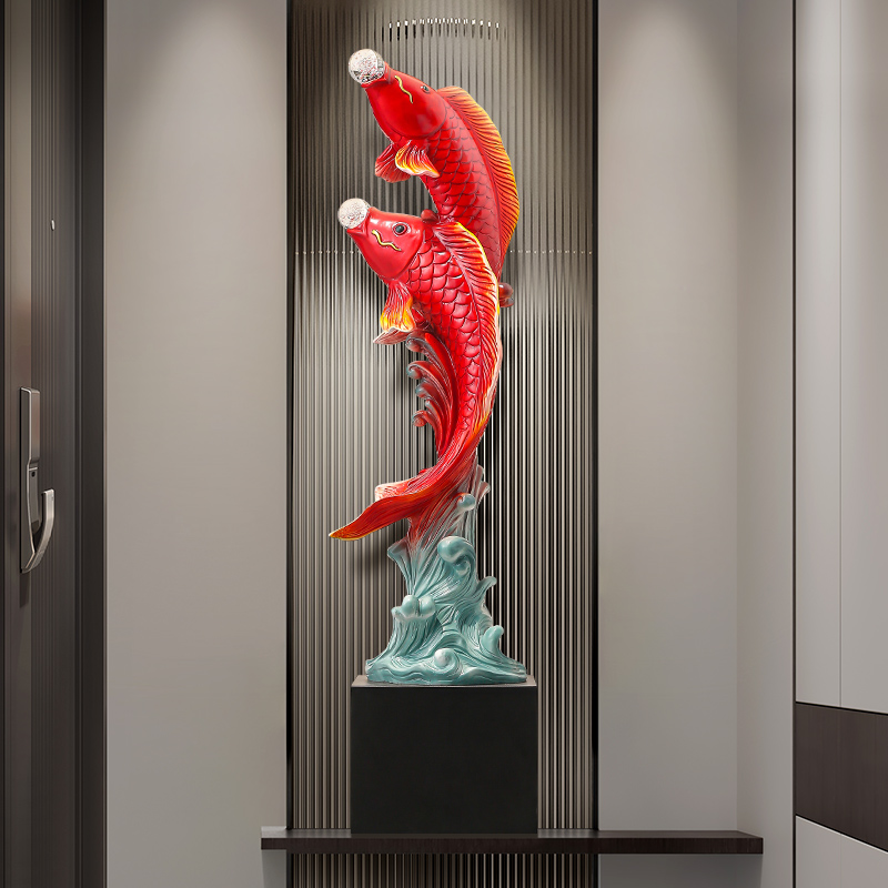 Five-Flavored Fish Sculpture,R - Resin Art In Floor review and price