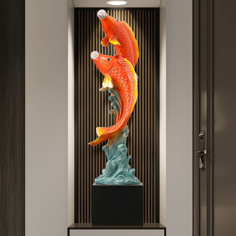 Five-Flavored Fish Sculpture,R - Resin Art In Floor review and price