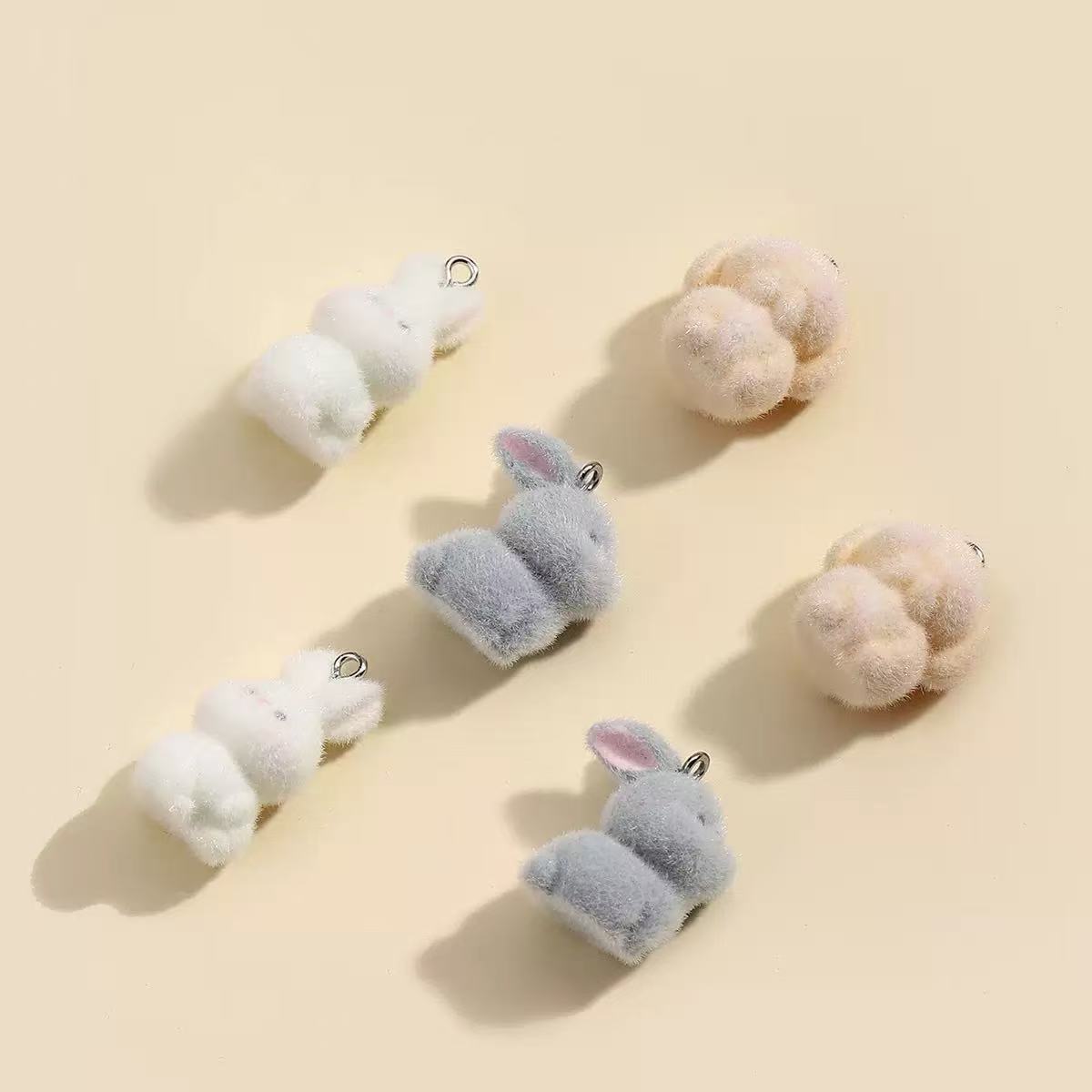 10pcs Flocking Little Rabbit R - Resin Art Supplies Near Me review and price