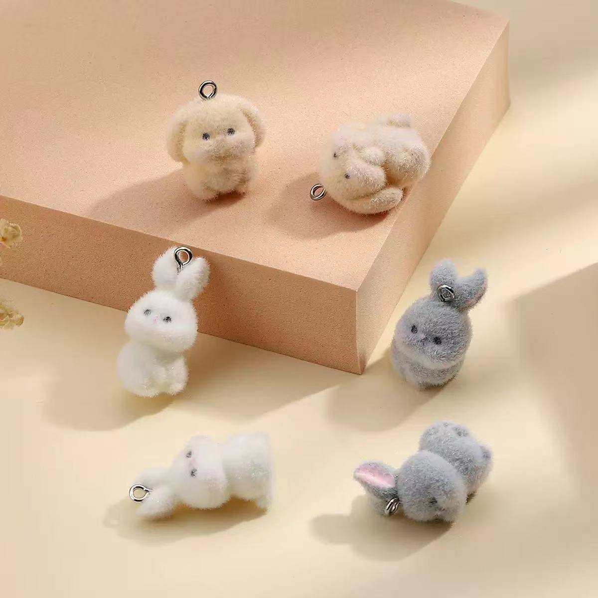 10pcs Flocking Little Rabbit R - Resin Art Supplies Near Me review and price