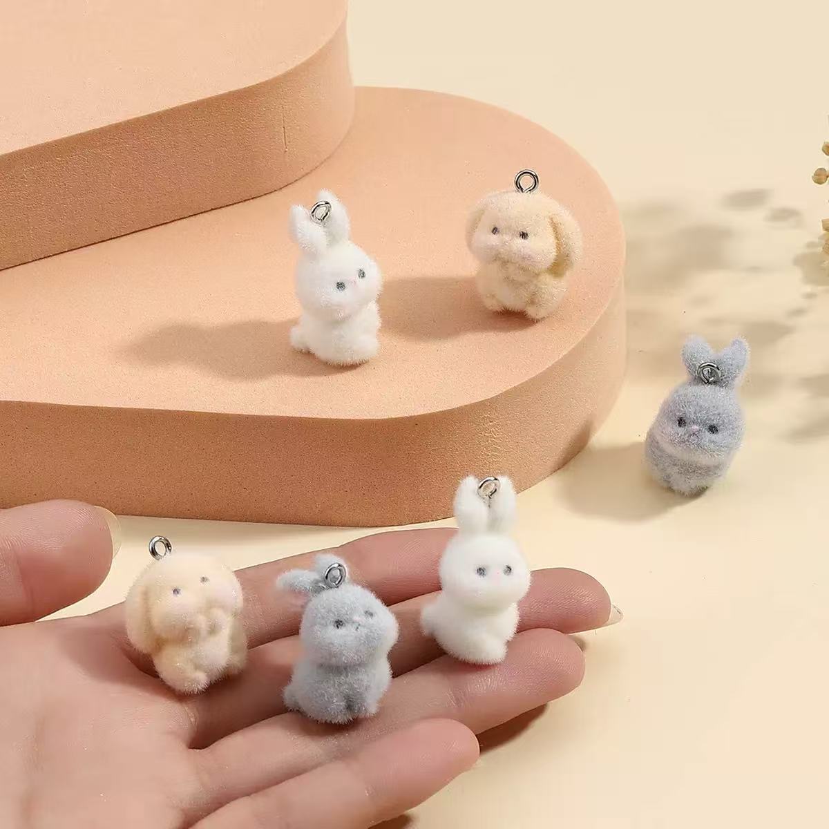10pcs Flocking Little Rabbit R - Resin Art Supplies Near Me review and price