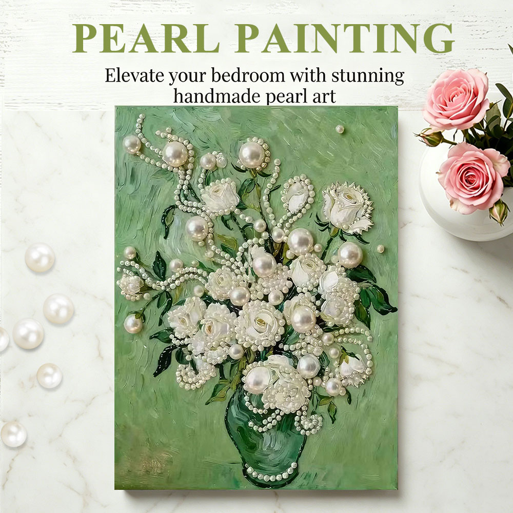 Huacan DIY Pearl Art Painting  - Resin Art Rose review and price
